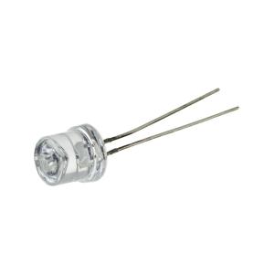 Светодиод 8мм, цвет желтый, линза 120*