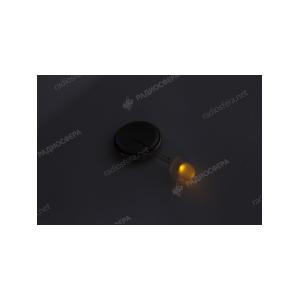 Светодиод 8мм, цвет желтый, матовая 