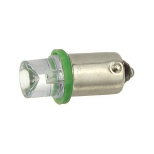Светодиод автоцоколь 12V, цвет зеленый