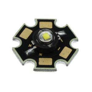 Светодиод баракуда белый 2PIN радиатор 3W 3.2-3.4V