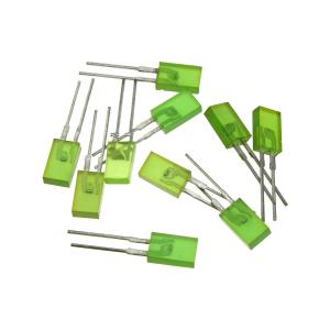 Светодиод Кипмо 5мм, цвет зеленый, зеленая линза, 2,5*4,5*8,5, упаковка 10шт