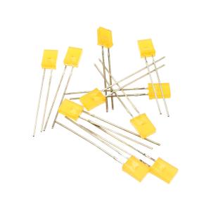 Светодиод Кипмо, цвет желтый, 2*5*7мм, упаковка 10шт
