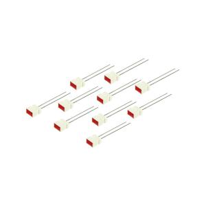 Светодиод красный 10mcd Kingbright L-1043IDT (упаковка 10шт) прямоугольный