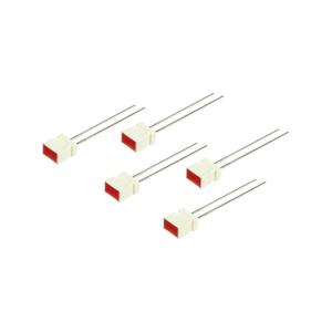 Светодиод красный 10mcd Kingbright L-1043IDT (упаковка 5шт) прямоугольный