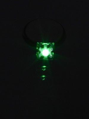 Светодиод Квадр 20mA зеленый Пиранья 4PIN