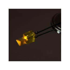 Светодиод треугольный, цвет желтый 