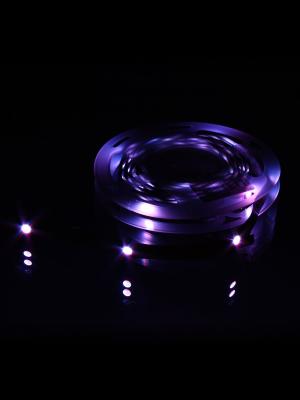 Светодиодная лента IP20 RGB 18свд/м SMD5050 12V, с контроллером и блоком питания