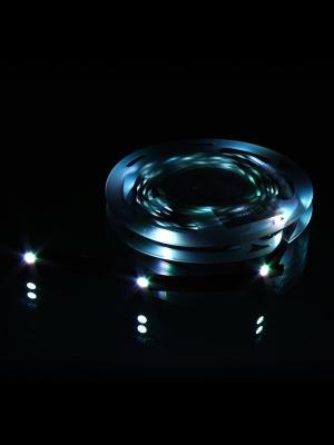 Светодиодная лента IP20 RGB 18свд/м SMD5050 12V, с контроллером и блоком питания