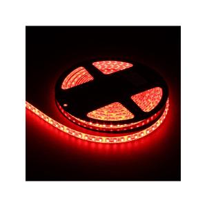 Светодиодная лента IP65, цвет красный,120свд/м SMD3528 12V 9.6Ватт