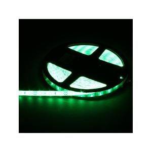 Светодиодная лента IP65 зеленый 60свд/метр SMD3528 12V изол