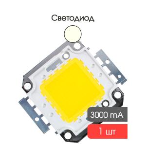 Светодиодная матрица 100Вт теплый белый