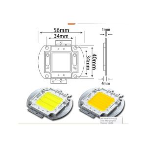Светодиодная матрица 50W 32-34V, белый холодный