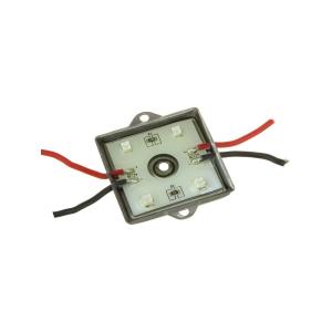 Светодиодный кластер 12V 4Светодиодный 3.5*3.5см, цвет красный