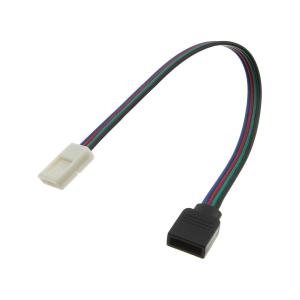 Светодиодный коннектор питания для лент RGB-10мм-15см двусторонний SBL-10mmRGBDS