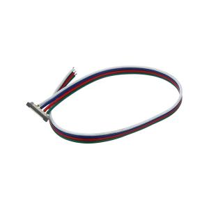 Светодиодный коннектор питания для RGB лент без влагозащиты односторонний