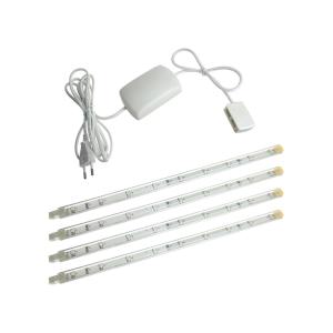 Светодиодный светильник линейный 4*25см красный 220В