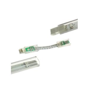 Светодиодный светильник линейный 4*25см зеленый 220В