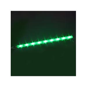 Светодиодный светильник линейный 4*25см зеленый 220В