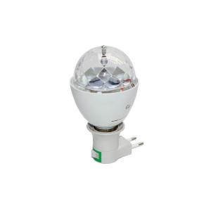 Световое шоу, лампа сфера Е27 с переходником