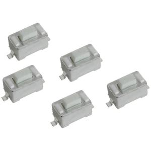 Тактовая кнопка 3*6 h4,5мм 5шт 2pin белая