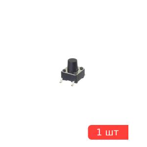 Тактовая кнопка 6*6 h7mm 4pin шток 4mm SMD