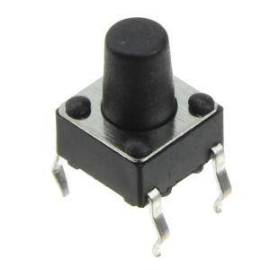 Тактовая кнопка 6*6 h8mm 4pin шток 4mm 3 штуки