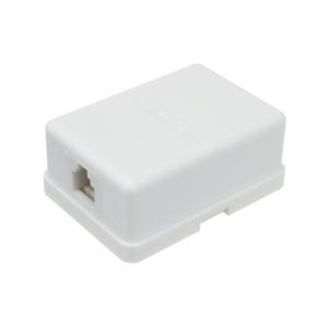 Телефонная розетка евро 1 гнездо, белая