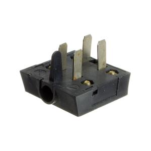 Телефонная вилка, черная