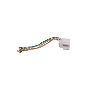 Телефонный разъем RJ11(G) (6P4C гнездо с проводами 82мм пластик 623К)