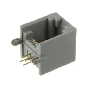 Телефонный разъем RJ11(G) (6P4C гнездо стоячее)