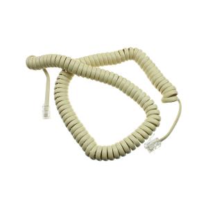 Телефонный шнур витой 4м, бежевый