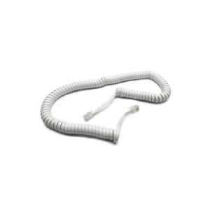 Телефонный шнур витой 4м Белый