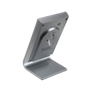 Термометр-гигрометр, часы Perfeo "Angle" PF-S2092 silver