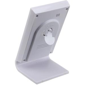 Термометр-гигрометр, часы Perfeo "Angle" PF-S2092 white