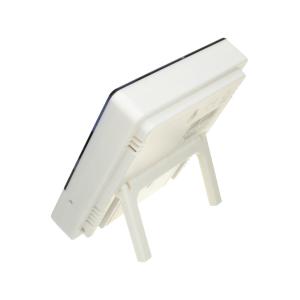 Термометр-гигрометр цифровой HTC-6 комнатный часы будильник, дата