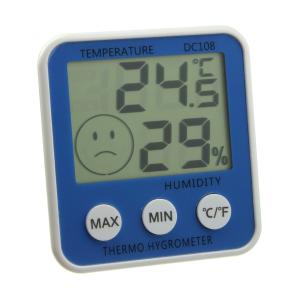 Термометр-гигрометр DC108 комнатный, смайлик