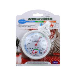 Термометр-гигрометр TH108, механический, белый