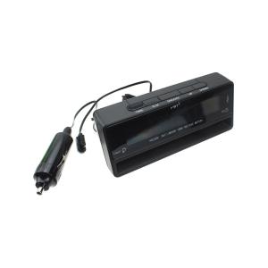 Термометр с часами VST-7010V 1 дисплей, авто прикуриватель 2AG13 подсветка зеленая/синяя