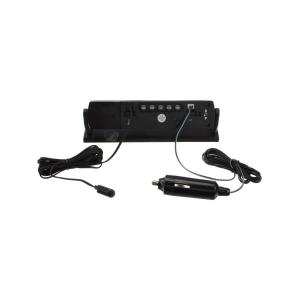 Термометр с часами VST-7013V 1 синий дисплей, авто прикуриватель 2AG13 подсветка