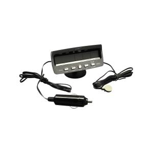 Термометр с часами VST-7045V 1 дисплей, авто прикуриватель