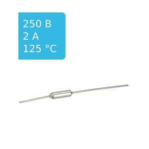 Термопредохранитель 125°С 2A