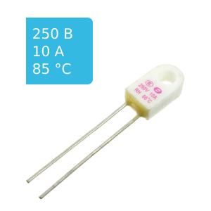 Термопредохранитель 85°С 10A Керамика