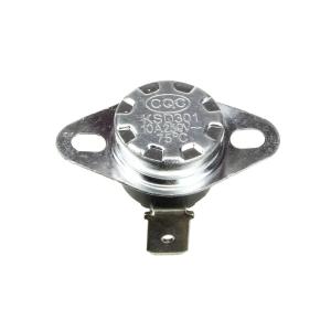 Термостат биметаллический 75С KSD301 10A с кнопкой