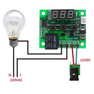 Термостат программируемый с дисплеем (W1209)