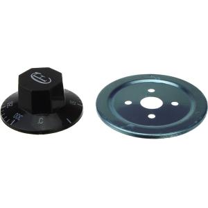 Термостат регулируемый 0-300* 220V 16A, с ручкой и выключателем