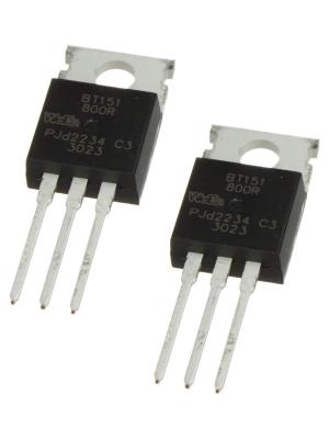 Тиристор BT151-800R TO-220AB WeEn (упаковка 2шт) 800В 12А 15мА