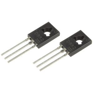 Транзистор 2SD882 TO-126 DC (упаковка 2шт) NPN 30В 3А