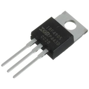 Транзистор IRF4905 TO-220 IR (P-канал 55В 74А 200Вт)