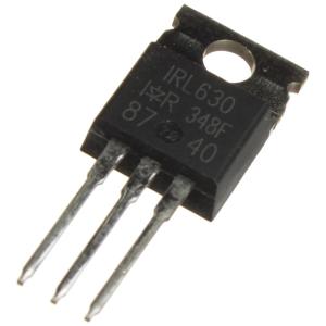 Транзистор IRL630 TO-220AB IR (N-канал 200В 5.7А 74Вт)