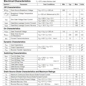 Транзистор SLF18N50C TO-220F